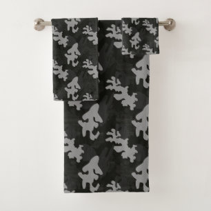 Motif de camouflage noir
