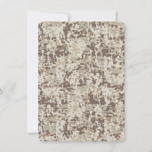 Motif de camouflage numérique de style beige déser