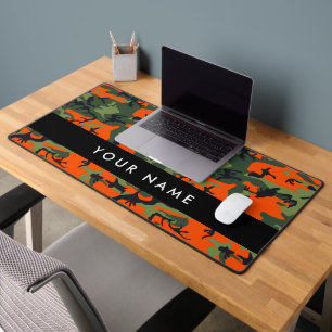 Motif de camouflage orange, Votre nom, Personnalis