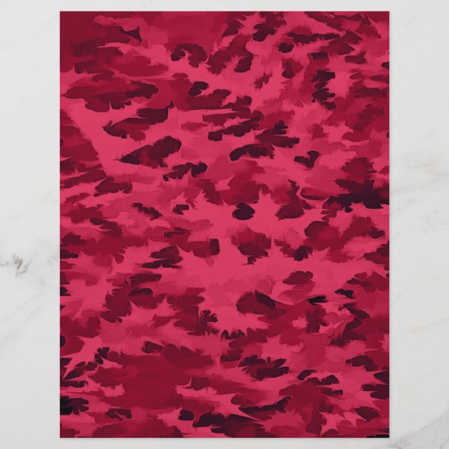 Motif de camouflage rouge (Devant)