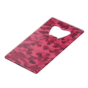 Motif de camouflage rouge blush