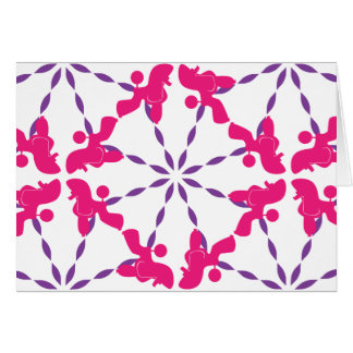 Motif de caniche