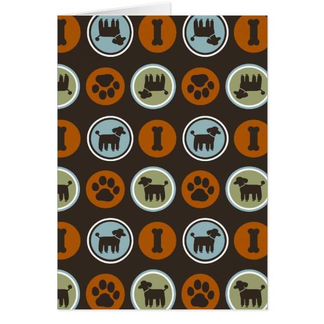 Motif de canicules avec Empreintes de pattes et bi (Devant)
