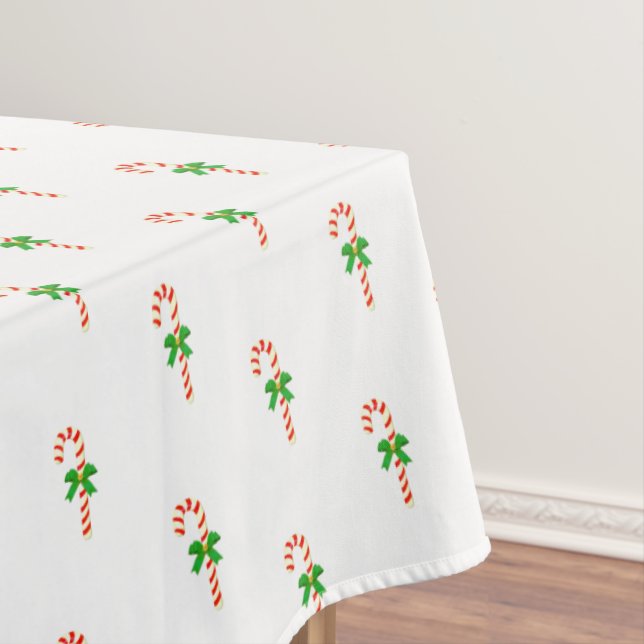 Motif de canne à sucre sur nappe blanche (In Situ)