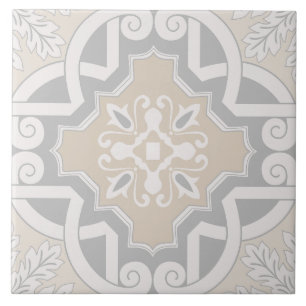Motif de carreau en damas élégant vintage