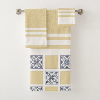 Motif de carreaux à carreaux navy et or | Géome él
