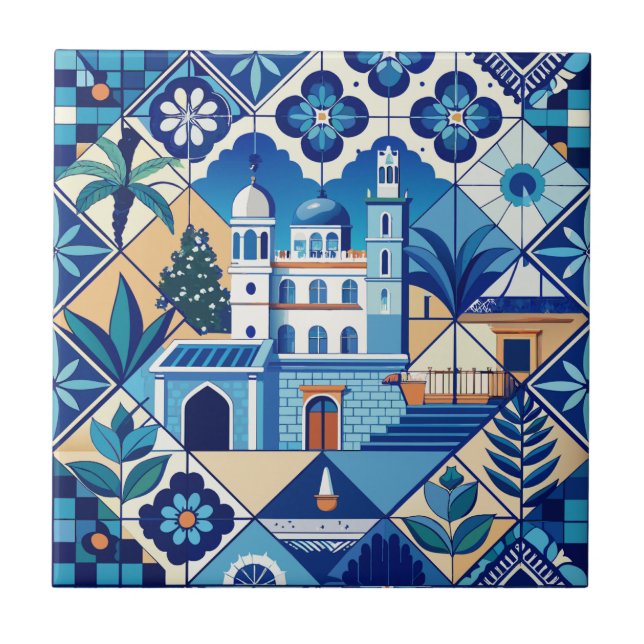 Motif de carreaux Azulejo (Devant)