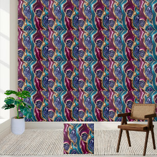 Motif de carreaux de cristal de géoode Abstrait