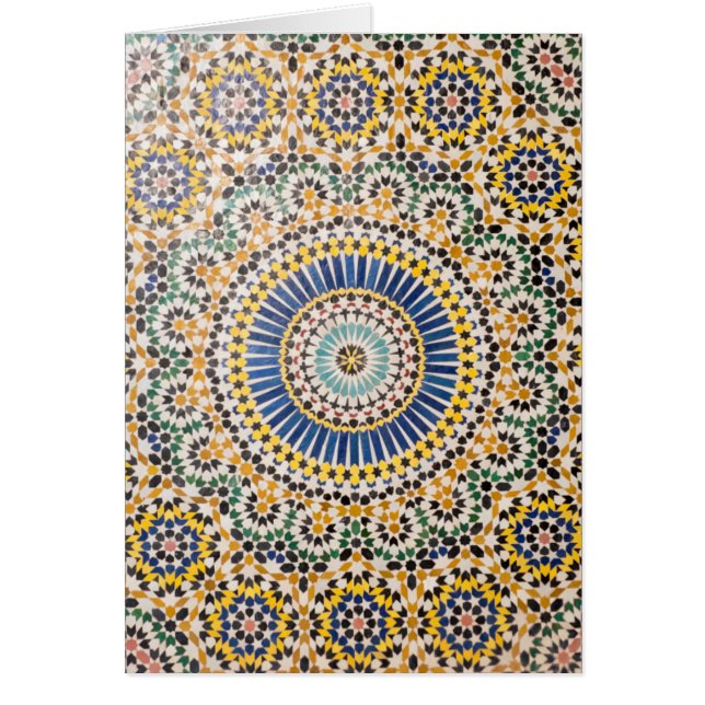 Motif de carreaux géométriques, Maroc (Devant)