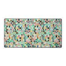 Motif de carrelage marocain doré