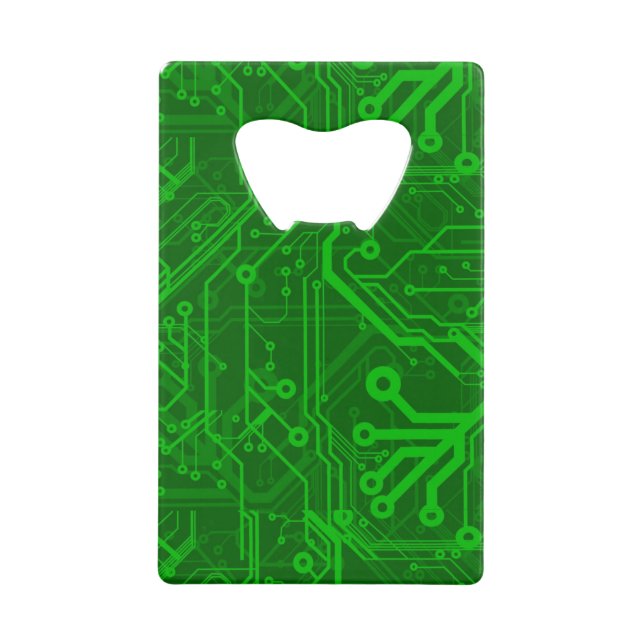 Motif de carte électronique de vert (Devant)
