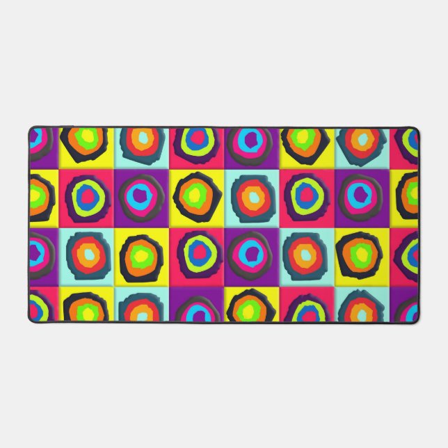 Motif de cercles abstraits modernes (Recto)