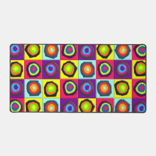 Motif de cercles colorés