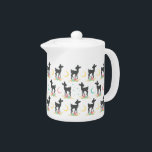 Motif de cerfs, Cerf de bébé, Boho, Fleurs, Lune<br><div class="desc">Joli,  amusant et adorable motif avec silhouettes de cerfs,  fleurs et lune. Un cadeau moderne et tendance,  parfait pour les amateurs de boho dans votre vie.</div>
