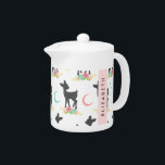 Motif de cerfs, Cerf de bébé, Boho, Fleurs, Votre<br><div class="desc">Joli,  amusant et adorable motif avec silhouettes de cerfs,  fleurs et lune. Un cadeau moderne et tendance,  parfait pour les amateurs de boho dans votre vie. Personnalisez en ajoutant votre nom,  votre pseudonyme,  votre monogramme ou vos initiales.</div>