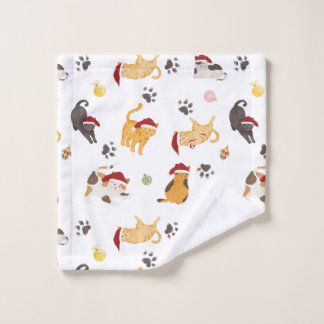 Motif de chat de vacances mignon