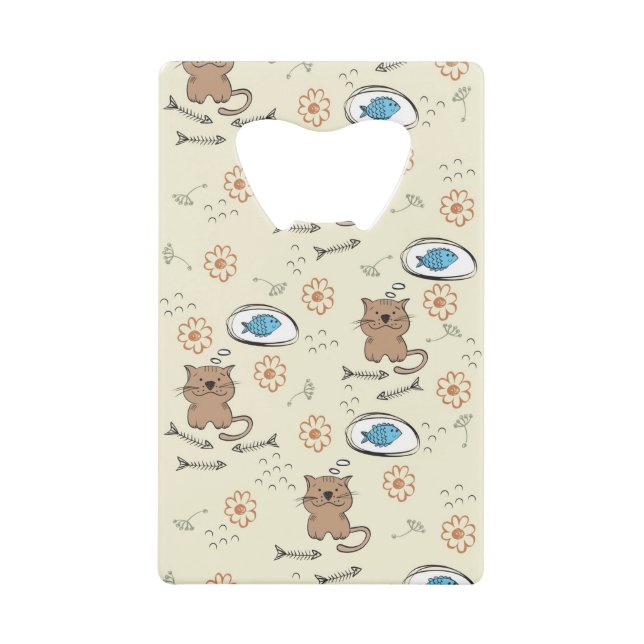 motif de chat et de poissons (Devant)