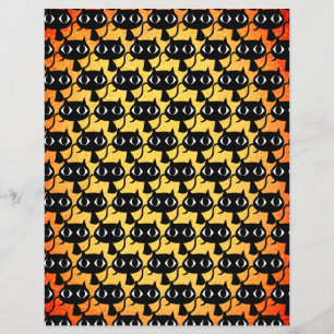 Motif de chatons noirs