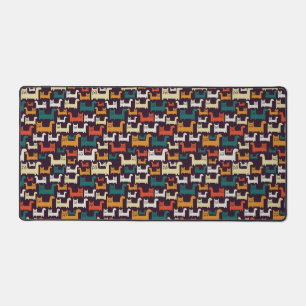 Motif de chats colorés