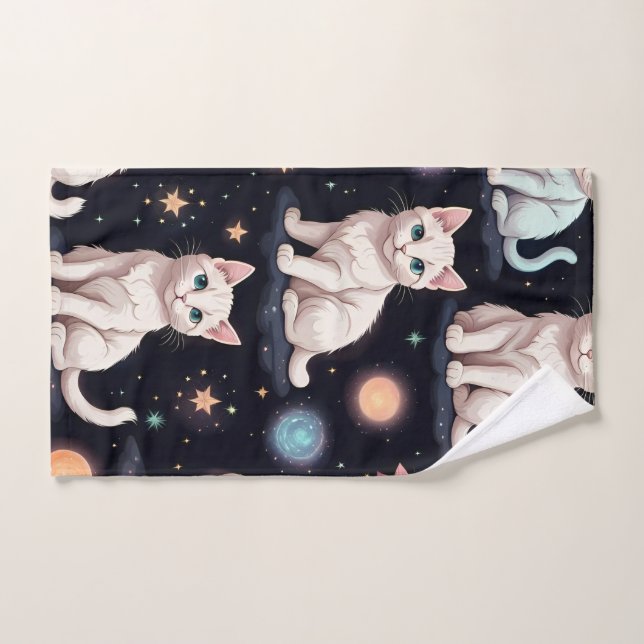 Motif de chats mignons (Serviette à main)