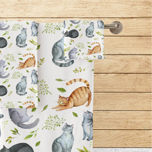 Motif de chats sucrés