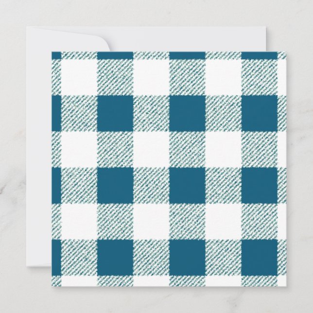 Motif de chèque En vichy bleu vert (Devant)