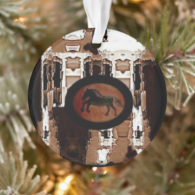 Motif de cheval rustique (Arbre)