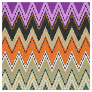 Motif de Chevron, tissu de zigzag mignon