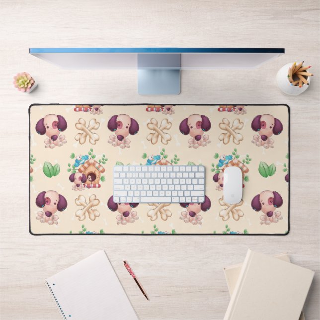 Motif de chien adorable  (Bureau 1)