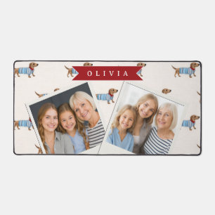 Motif de chien Dachshund mignon et chic personnali