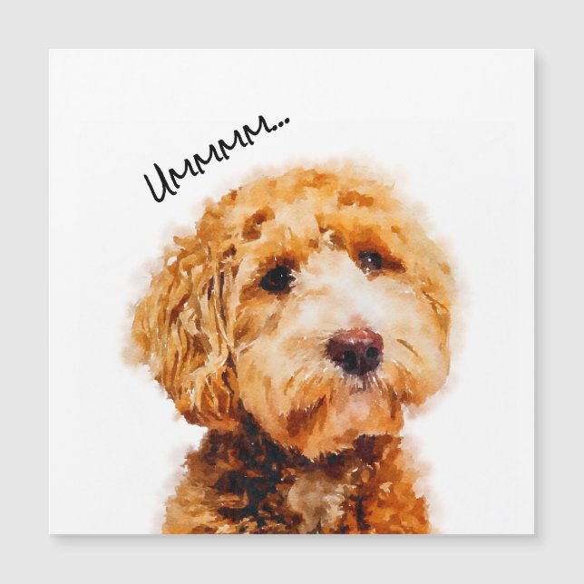 Motif de chien de caniche imprimé (Devant)