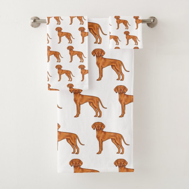 Motif de chien pointer dessin animé mignon Vizsla  (En situation)