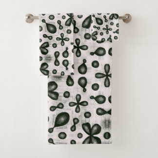 Motif De Chimie Design En Noir Et Blanc