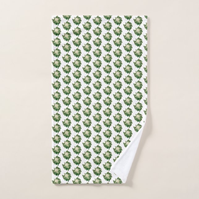 Motif de chou-fleur (Serviette à main)