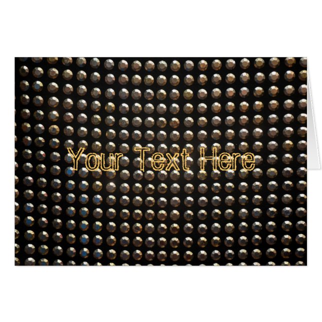 Motif de clous métalliques (Devant horizontal)