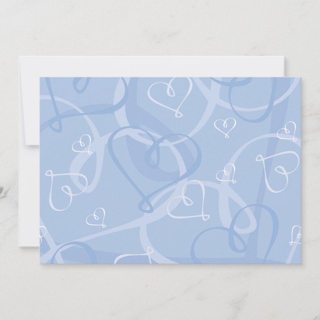 Motif de coeur bleu (Devant)