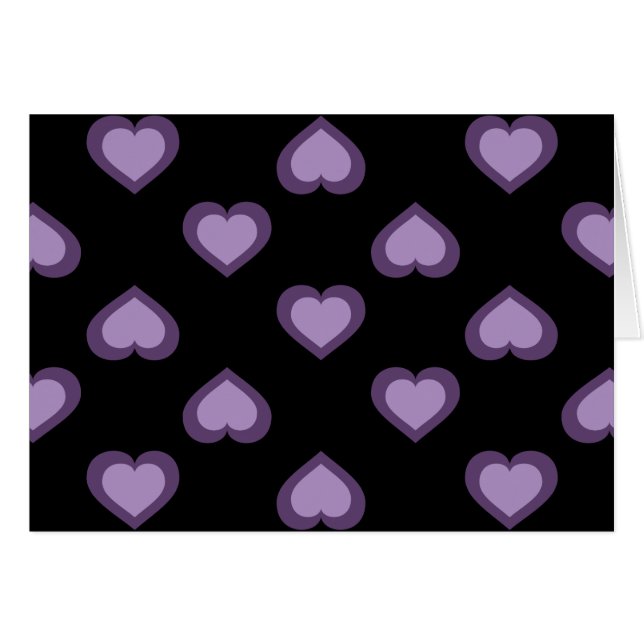 Motif de coeur de lavande (Devant horizontal)