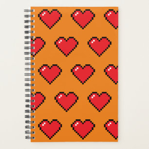 Motif de coeur Red Pixel