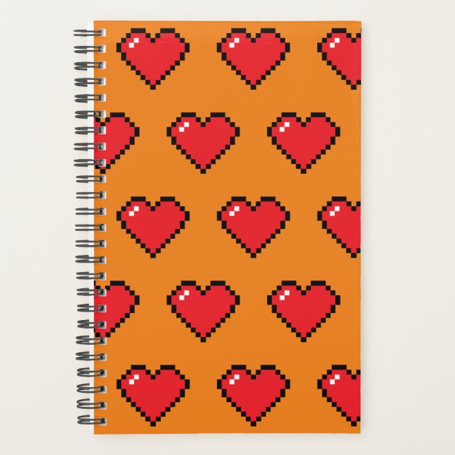 Motif de coeur Red Pixel (Devant)
