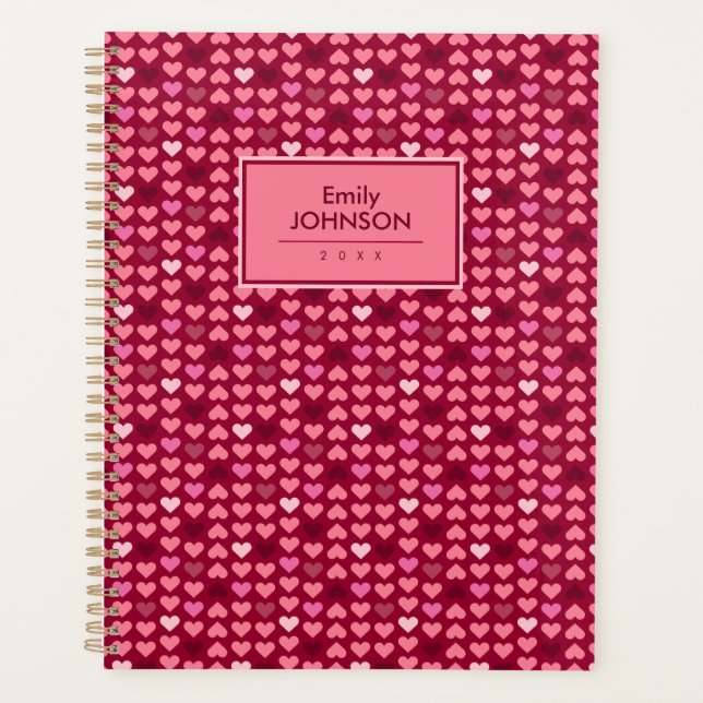 Motif de cœur rose  (Devant)