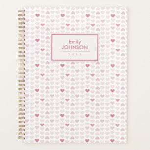 Motif de cœur rose pâle féminin