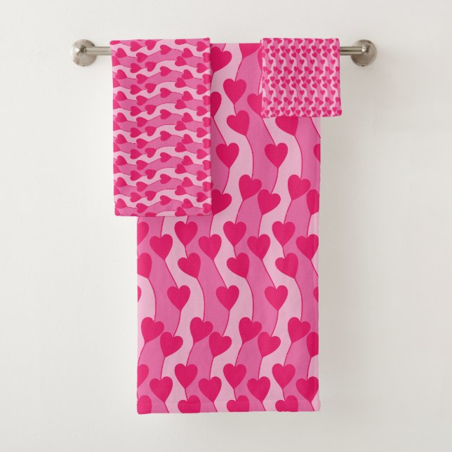 Motif de coeurs roses mignons (En situation)