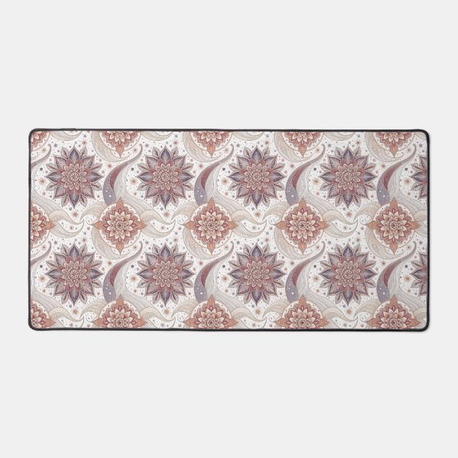 Motif de conception spirituelle mandala floral élé (Recto)