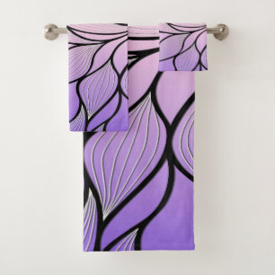 Motif de congé créatif Pearlescent violet