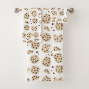 Motif de cookies à puces de chocolat