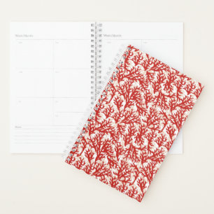 Motif de corail rouge