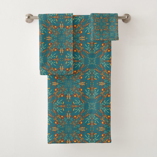 Motif de couleurs de rayon de soleil doré du Sud-O (En situation)