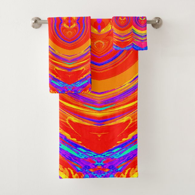 Motif de couleurs psychédéliques (En situation)