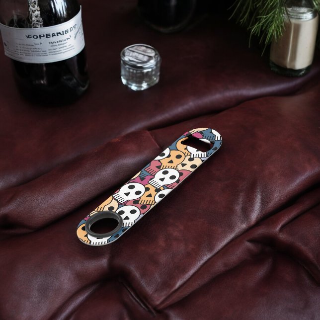 Motif de crânes multicolores (Bottle Openers)