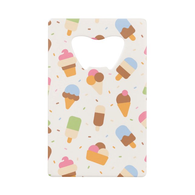 Motif de crème glacée, cône de crème glacée, Popsi (Devant)